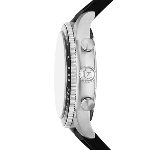 Fossil ▫️ Relógio Sport Tourer para homem, movimento cronógrafo de quartzo com bracelete em aço, pele ou silicone 4