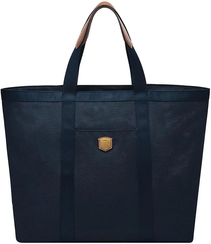 Fossil ▫️ Mala tipo tote Hayes para homem, em nylon com fecho de correr, MBG9629400