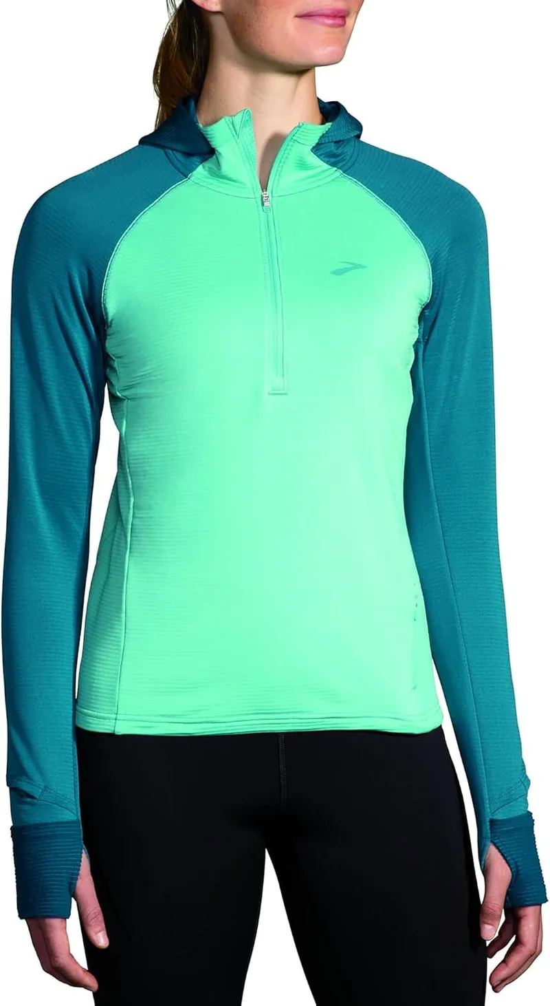 Brooks ▫️ Moletom com capuz Notch Thermal Hoodie 2.0 para mulher