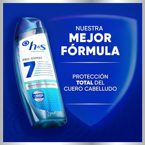 Head & Shoulders ▫️ H&S Pro-Expert 7 Champô Anticaspa para Alívio da Comichão, 6x300 ml 2