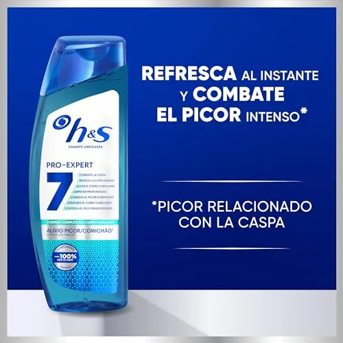 Head & Shoulders ▫️ H&S Pro-Expert 7 Champô Anticaspa para Alívio da Comichão, 6x300 ml 5