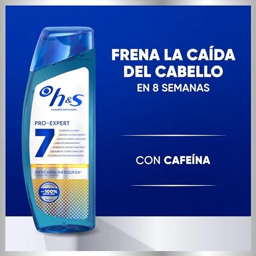 Head & Shoulders ▫️ H&S Pro-Expert 7 Champô Anticaspa e Anticaída com Cafeína 6x300 ml 3