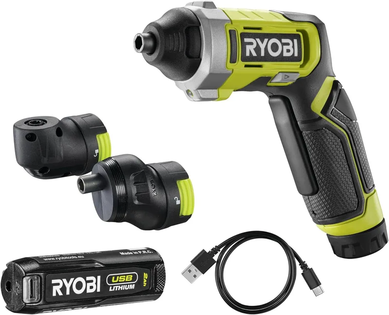 Ryobi ▫️ RSD4-120TA2 - Aparafusadora USB de lítio 4V Exclusiva da Amazon