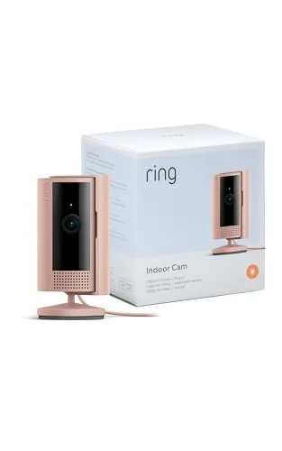 Ring ▫️ Câmara para interiores (Câmara Interior, 2.ª geração) | Câmara de vigilância Wi-Fi com ficha para animais de estimação | Vídeo HD 1080p, comunicação bidirecional, cobertura de privacidade | 30 dias grátis Home 3