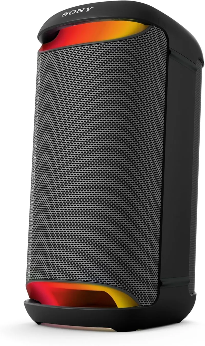 Sony ▫️ SRS-XV500 Altifalante sem fios Bluetooth para festas, som potente, Mega Bass, 25 horas de autonomia, portátil, iluminação LED, Party Connect, classificação IPX4, entrada para microfone ou guitarra