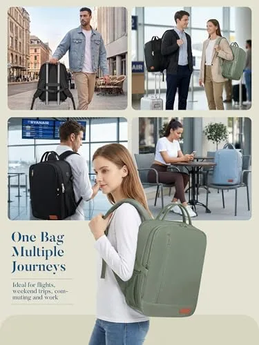 Lossga ▫️ Mochila 45x36x20 para a Easyjet – Mochila de viagem para a cabine do avião – Mala de cabine 7