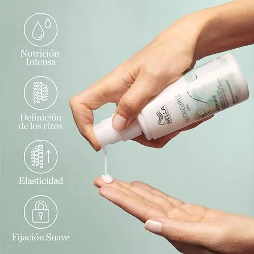 Wella Professionals ▫️ NUTRICURLS Curlixir Creme Definidor de Caracóis Sem Enxaguamento - Com Óleo de Jojoba, 150 ml 2