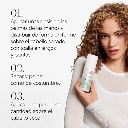 Wella Professionals ▫️ NUTRICURLS Curlixir Creme Definidor de Caracóis Sem Enxaguamento - Com Óleo de Jojoba, 150 ml 4