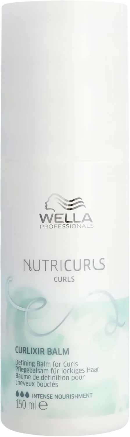 Wella Professionals ▫️ NUTRICURLS Curlixir Creme Definidor de Caracóis Sem Enxaguamento - Com Óleo de Jojoba, 150 ml
