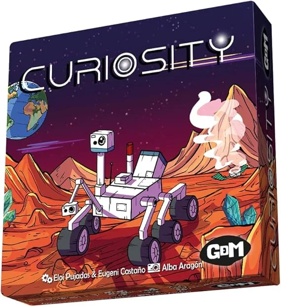 GDM Games (GDMG6) ▫️ GDM - Curiosity - Jogo de tabuleiro - Jogo de estratégia médio - 2 a 4 jogadores - Idade 10+. 20 min.