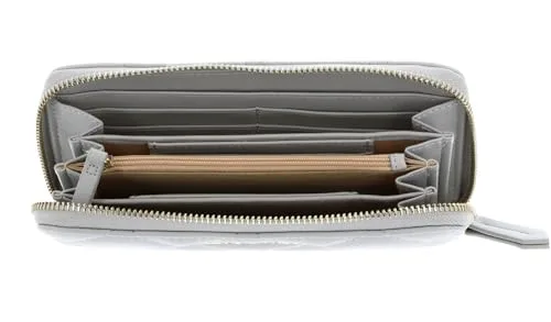 Valentino ▫️ Carteira Ocarina, cor Pérola Cinza-Azulada 2