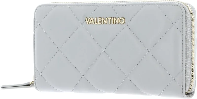 Valentino ▫️ Carteira Ocarina, cor Pérola Cinza-Azulada
