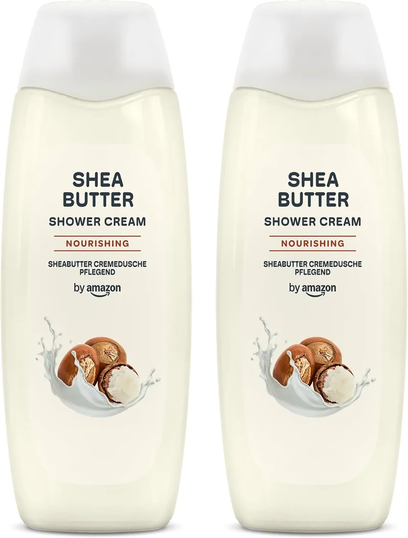 by Amazon ▫️ da Amazon: Creme de banho com manteiga de karité, 2 x 500 ml