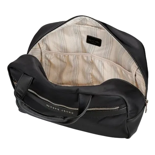 Pepe Jeans ▫️ Morgan, malas e acessórios de viagem, bege, preto, verde, em pele sintética para mulher, da Joumma Bags 4