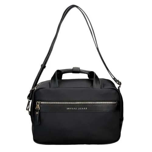 Pepe Jeans ▫️ Morgan, malas e acessórios de viagem, bege, preto, verde, em pele sintética para mulher, da Joumma Bags 7