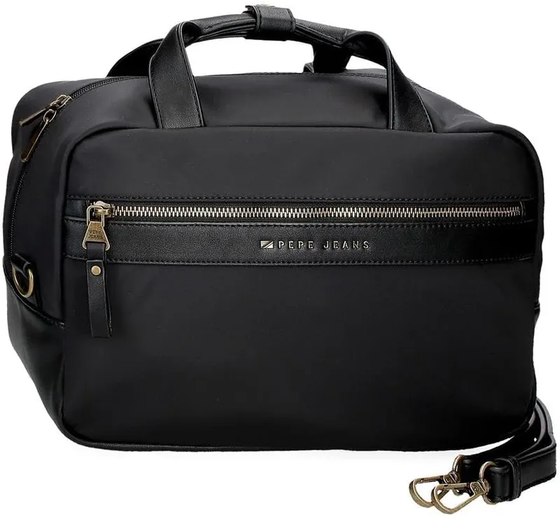 Pepe Jeans ▫️ Morgan, malas e acessórios de viagem, bege, preto, verde, em pele sintética para mulher, da Joumma Bags