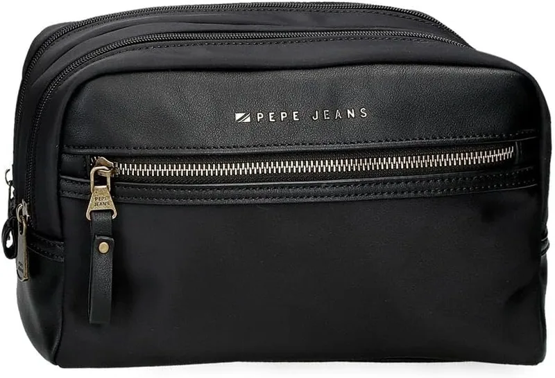 Pepe Jeans ▫️ Morgan, malas e acessórios de viagem, bege, preto, verde, em pele sintética para mulher, da Joumma Bags