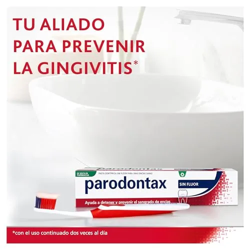 Parodontax ▫️ Pasta de dentes sem flúor, gengivas saudáveis, embalagem de 4 x 75 ml 6