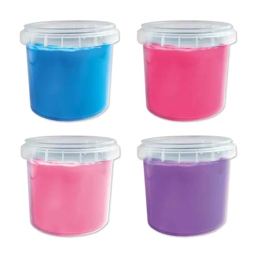 SES Creative ▫️ Tinta para pintar com os dedos, 4 cores modernas x 110 ml 2