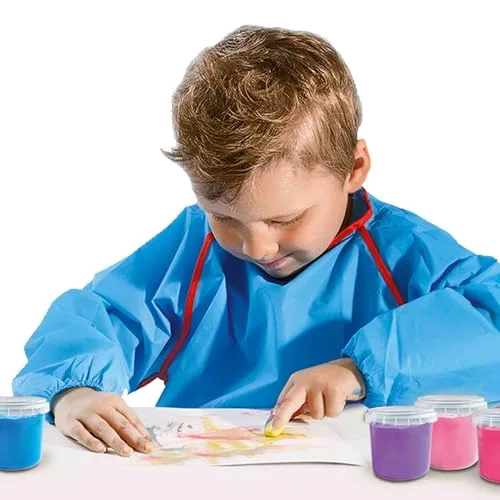 SES Creative ▫️ Tinta para pintar com os dedos, 4 cores modernas x 110 ml 3