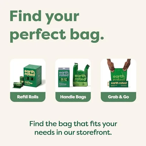 Earth Rated ▫️ Sacos para fezes de cão à prova de fugas e extra grossos, adequados para cães de qualquer tamanho, rolos de recarga, aroma a lananda, 600 unidades 6