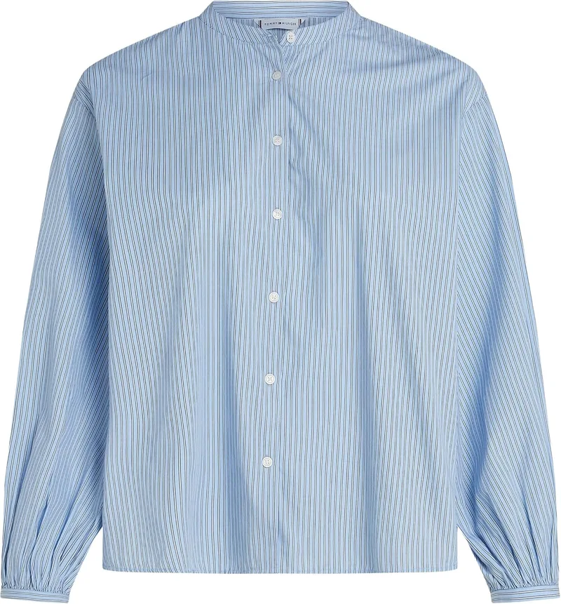 Tommy Hilfiger ▫️ Blusa feminina com decote em V e mangas balão