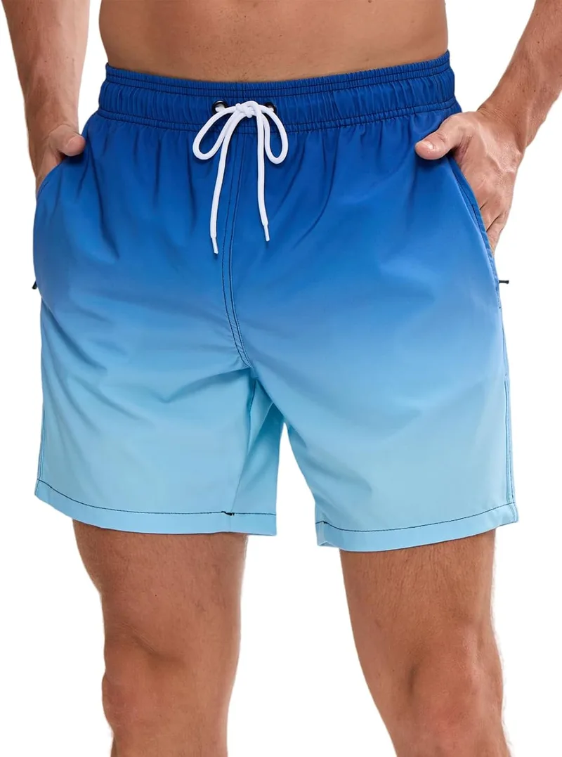 Decorie ▫️ Fato de banho de secagem rápida para homem Calções de banho para homem com forro de rede e bolsos