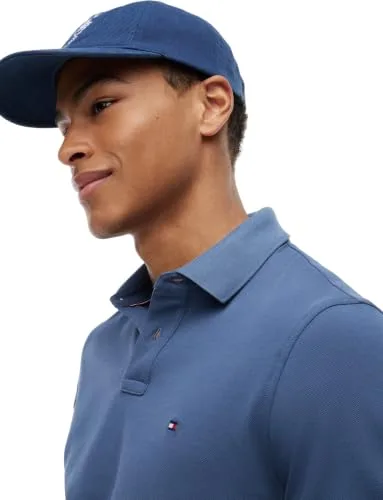Tommy Hilfiger ▫️ Polo de manga curta para homem 1985, corte regular 4