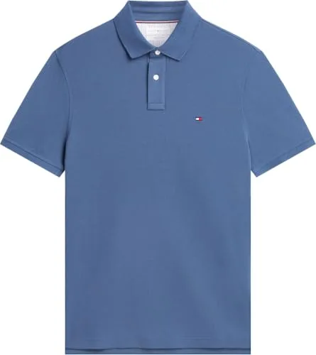 Tommy Hilfiger ▫️ Polo de manga curta para homem 1985, corte regular 6