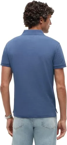 Tommy Hilfiger ▫️ Polo de manga curta para homem 1985, corte justo 2