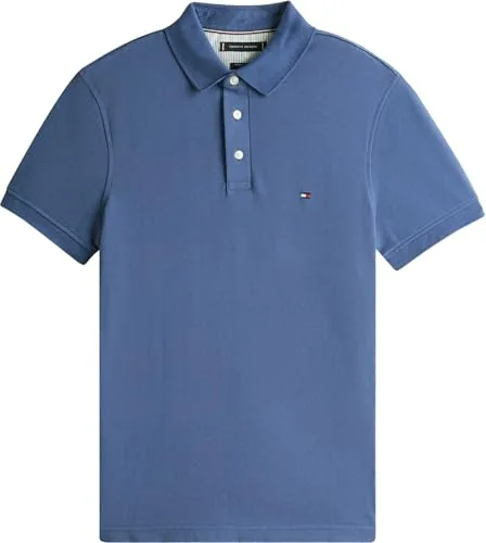 Tommy Hilfiger ▫️ Polo de manga curta para homem 1985, corte justo 5