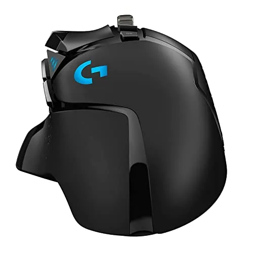 Logitech G ▫️ Rato para jogos com fio Logitech G502 Hero de alto desempenho e tapete para jogos G240, em tecido, otimizado para sensores de jogos, atrito superficial 3