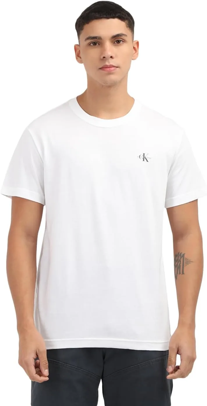 Calvin Klein ▫️ Conjunto de 2 T-shirts Monologo J30j320199 - T-shirts de manga curta para homem (conjunto de 2)