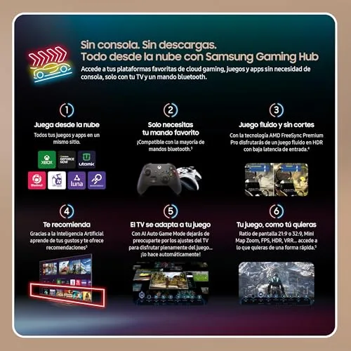 Samsung ▫️ Televisão OLED 4K 2024 55S93D, Smart TV de 55" com maior brilho e contraste, som cinematográfico com Q-Symphony, a melhor Smart TV e VENCE todas as partidas com o Motion Xcelerator a 144 Hz 6
