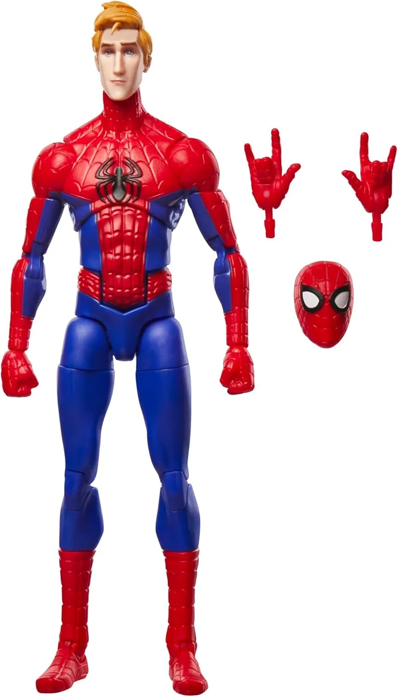 Marvel ▫️ Série Legends, Peter Parker, Homem-Aranha: Um Novo Universo, Figura Colecionável de 15 cm