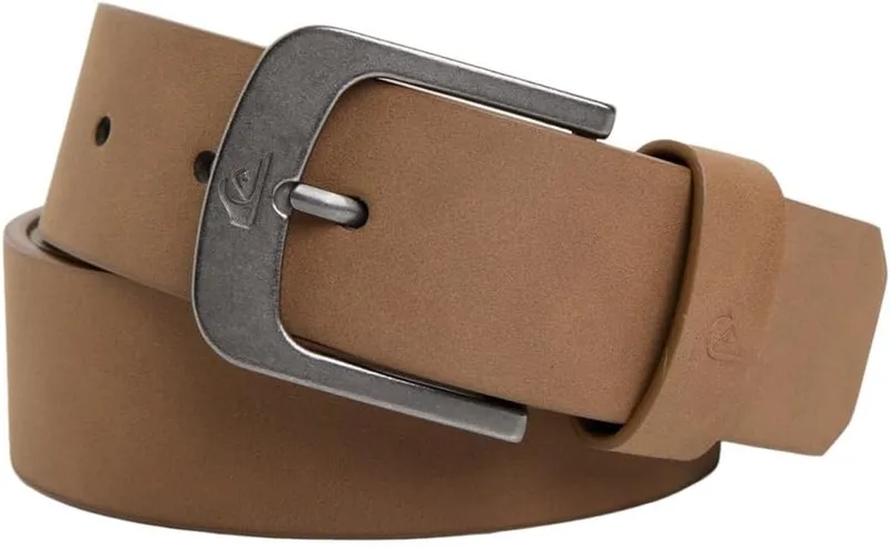 Quiksilver ▫️ Main Street - Cinto de couro sintético para homem
