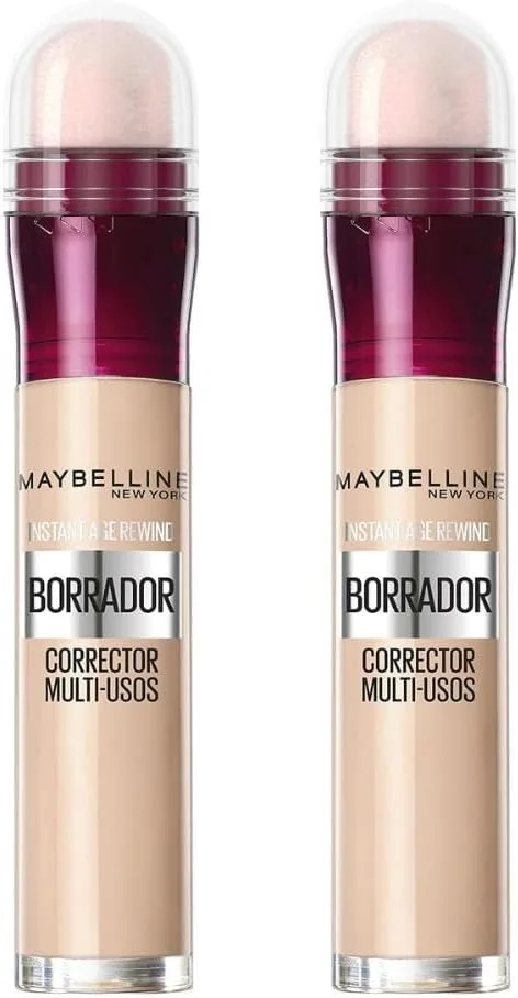 MAYBELLINE ▫️ New York Corretor Instantâneo Anti-Idade para Olheiras, 2x 01Light