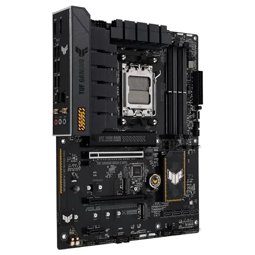 ASUS ▫️ TUF GAMING B650-E WIFI - Placa-mãe ATX AMD B650 Ryzen AM5 (VRM de 8+2 fases, PCIe 5.0, M.2, PCIe 5.0, Ethernet de 2,5 Gb, Wi-Fi 6E, HDMI, DP, USB Tipo C, cancelamento de ruído por IA, Aura Sync RGB) 4