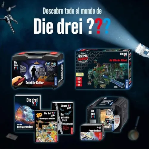 Die drei ??? ▫️ Die DREI Kosmos 632489 Sistema de Segurança, Sistema de Alarme com tecnologia LED, Conjunto de brinquedos de detetives para crianças a partir dos 8 anos, protege o quarto dos teus filhos, gadget, presente, 6