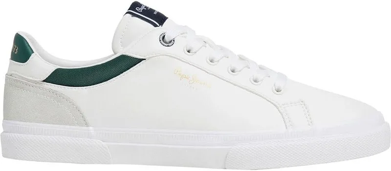 Pepe Jeans ▫️ Leather Court Sneakers De Kenton Branco