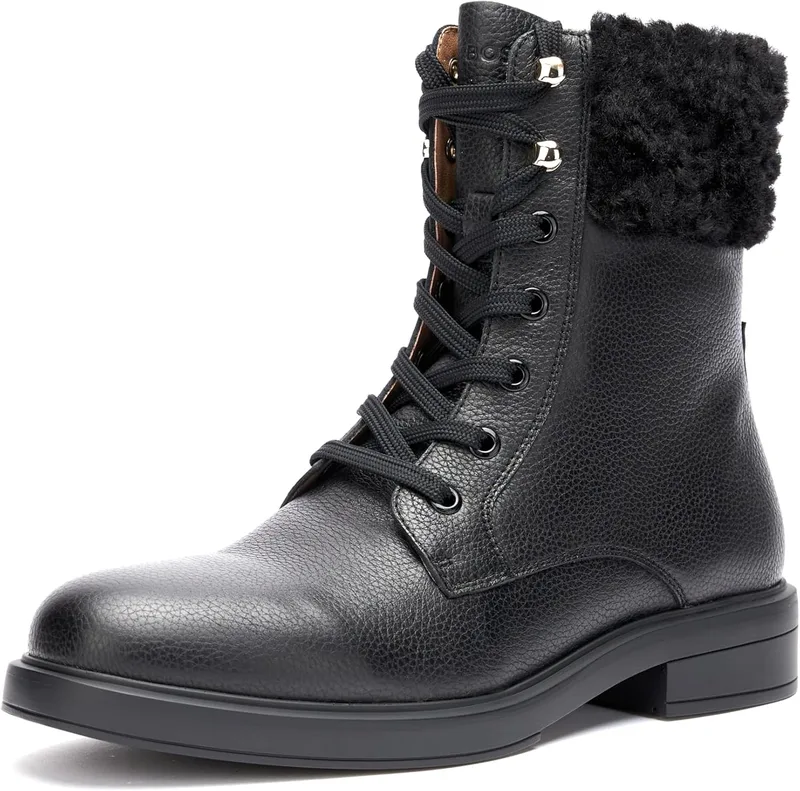 BOSS ▫️ Vanity_Bootie_grfur, botins para mulher