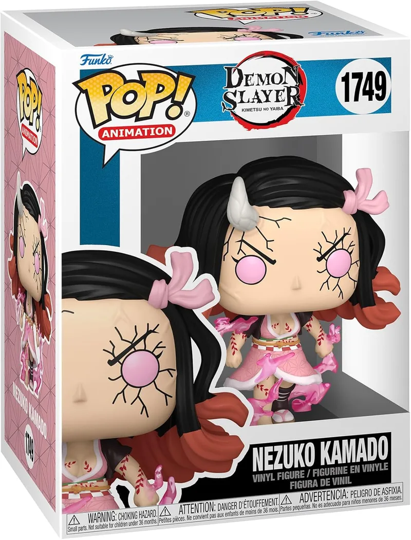 Funko ▫️ Pop! Animação: DS - Nezuko Kamado - (Forma de Demónio) - Caçadora de Demónios - Figura de Vinil Colecionável - Ideia para Prenda - Mercadoria Oficial - Brinquedos para Crianças e Adultos - Fãs de Anime