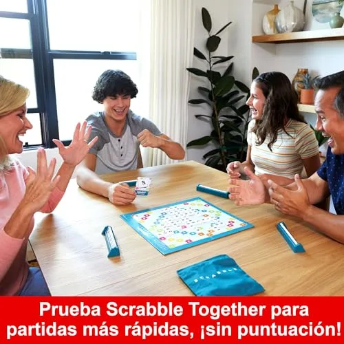 Mattel Games ▫️ Scrabble® – jogo de tabuleiro para toda a família com 2 modos de jogo, edição em espanhol 2