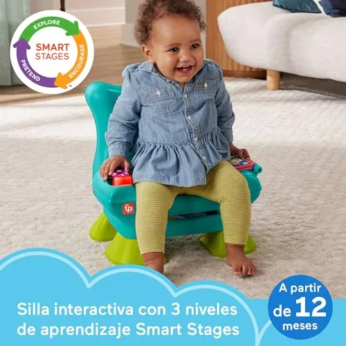 Fisher-Price ▫️ Cadeira Smart Stages «Rie e Aprende» multilingue 2