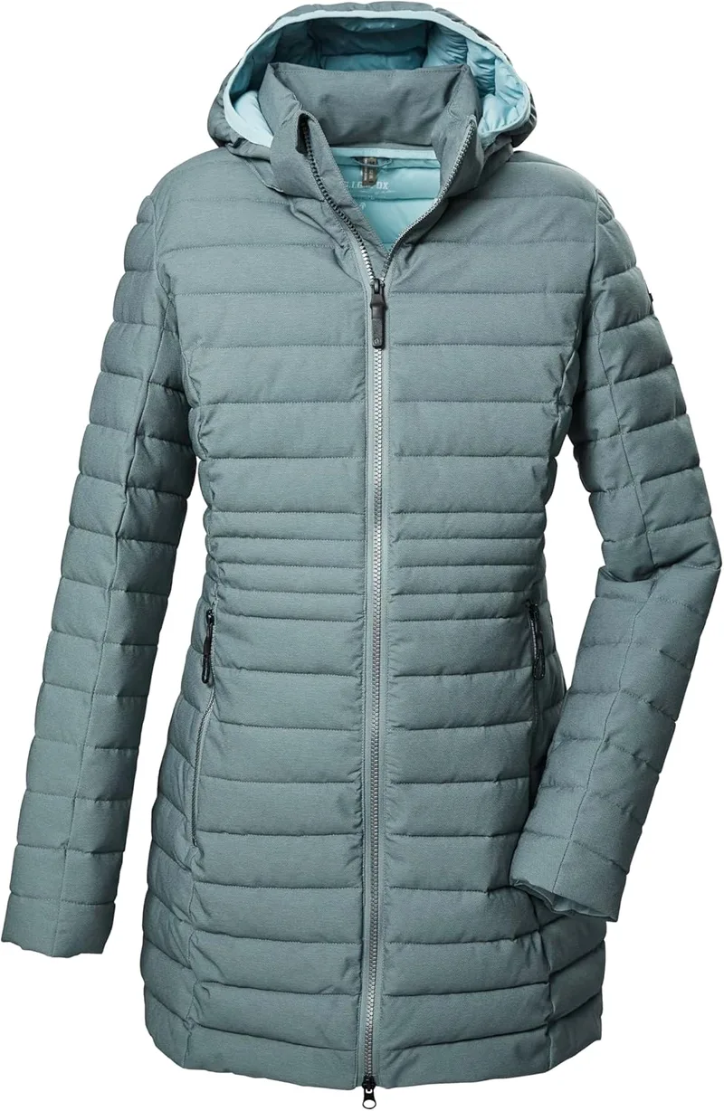 G.I.G.A. DX ▫️ Gw 14 Wmn Qltd Prk_bacarya Parka acolchoada/parka funcional com capuz com fecho para mulher (conjunto de 1)