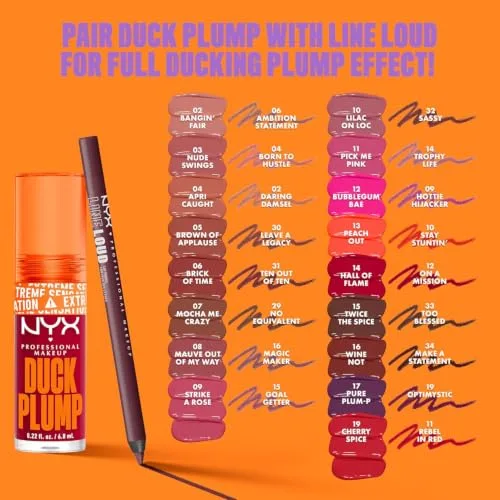 NYX PROFESSIONAL MAKEUP ▫️ Brilho labial Duck Plump, Banging Bare 6