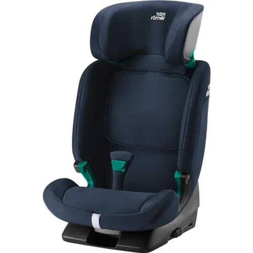 Britax Römer ▫️ Cadeira de carro EVOLVAFIX, com ISOFIX, para crianças de 76 a 150 cm (i-Size), dos 15 meses aos 12 anos, Night Blue 3