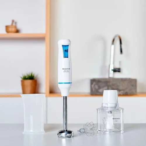 Taurus ▫️ Robot 750 Easy Plus Inox: Batedeira de Mão de 750 W, Picador e Batedor 2