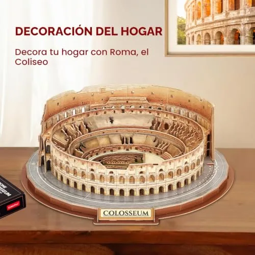 CubicFun ▫️ Puzzle 3D Coliseu de Roma, Maquetes de Edifícios, 163 peças 2