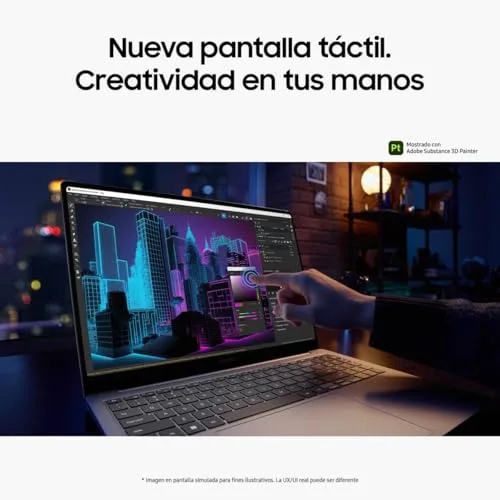Samsung ▫️ Galaxy Book4 Ultra, Portátil ultrafino de 16" com HDR, ecrã tátil, Intel Core Ultra 7-155H, 16 GB de RAM, SSD de 1 TB, NVIDIA GeForce RTX 4050 (GDDR6), Windows 11 Home, cinzento, teclado QWERTY espanhol 4